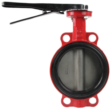 Затвор дисковый поворотный ABRA Ду300 Ру16 BUV-VF866D, межфланцевый, корпус - чугун, диск - нержавеющая сталь, рукоятка, EPDM в Новосибирске