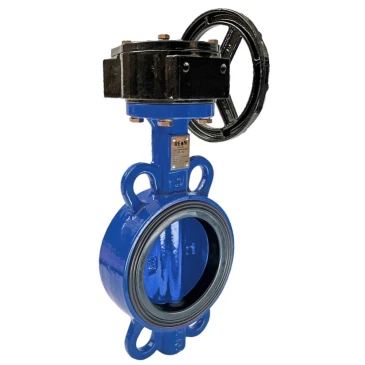 Затвор дисковый поворотный REON Ду450 Ру16 EPDM RSV82 корпус - чугун, диск - чугун, редуктор в Новосибирске