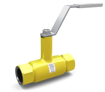 Кран шаровый резьбовой LD КШЦМ Gas 040.040.Н/П.02. стальной ст 20 Ду40 Ру40 МПа в Новосибирске