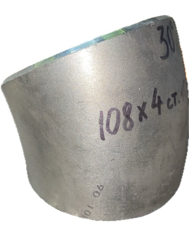 Отвод 30-57х5 ст.09г2с 30 град. 2 исп. ГОСТ 17375-2001 МС01 в Новосибирске