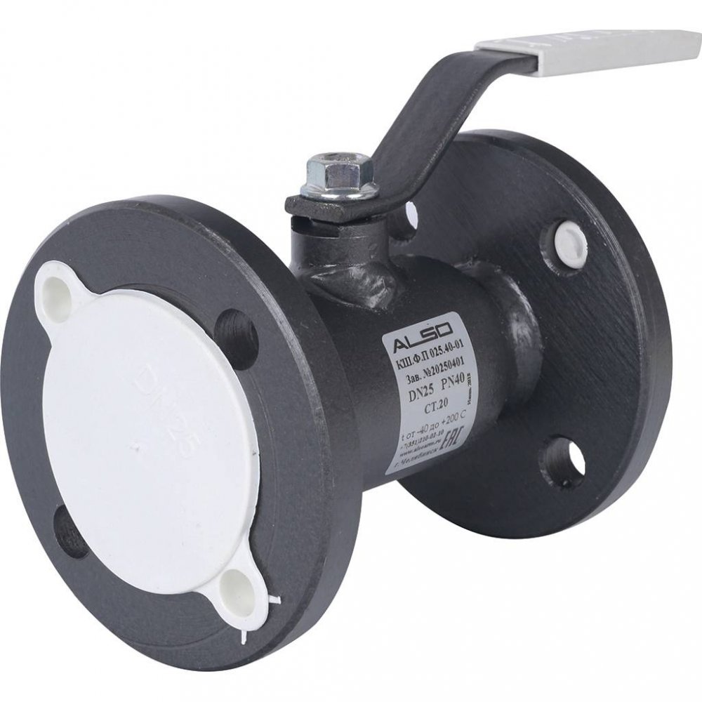 Кран стальной фланцевый ALSO КШ.Ф.П полнопроходной Ду-32 Ру-40 L=165 мм. в Новосибирске