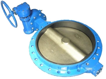 Затвор дисковый поворотный ABRA Ду700 Ру16 BUV-VF826D, межфланцевый, корпус - чугун, диск - чугун, редуктор, EPDM в Новосибирске