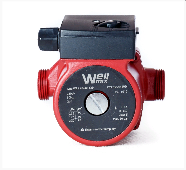 Циркуляционный насос Wellmix WRS  20/40 (монтажная длина 130 мм) в Новосибирске
