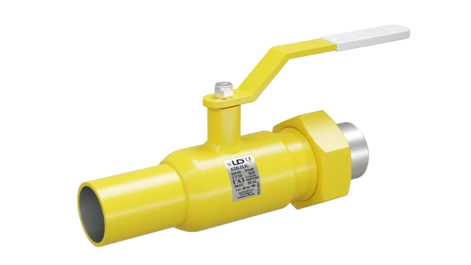 Кран шаровый LD КШЦК Gas 050.040.Н/П.02. (приварка/штуцер) стальной ст.20 Ду50 Ру40 МПа в Новосибирске
