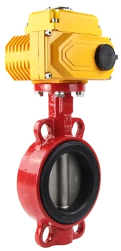 Затвор дисковый поворотный ABRA Ду50 Ру10/16 BUV-VF866D, межфланцевый, корпус - чугун, диск - нержавеющая сталь, с электроприводом, EPDM в Новосибирске