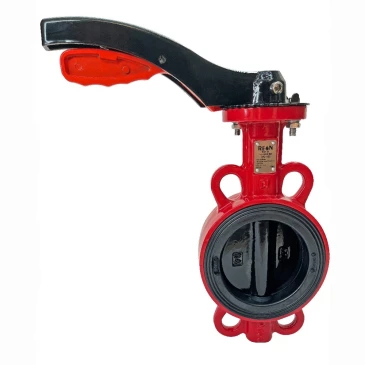 Затвор дисковый поворотный REON Ду32 Ру16 EPDM RSV81RED корпус - чугун, диск - чугун, рукоятка в Новосибирске