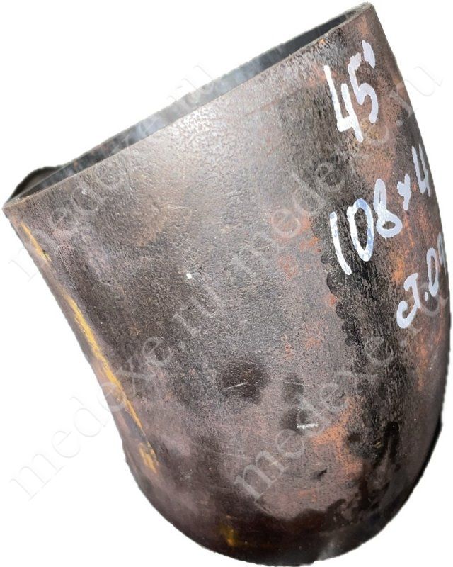 Отвод 45-108х4 ст.09г2с 45 град. 2 исп. ГОСТ 17375-2001 МС01 в Новосибирске